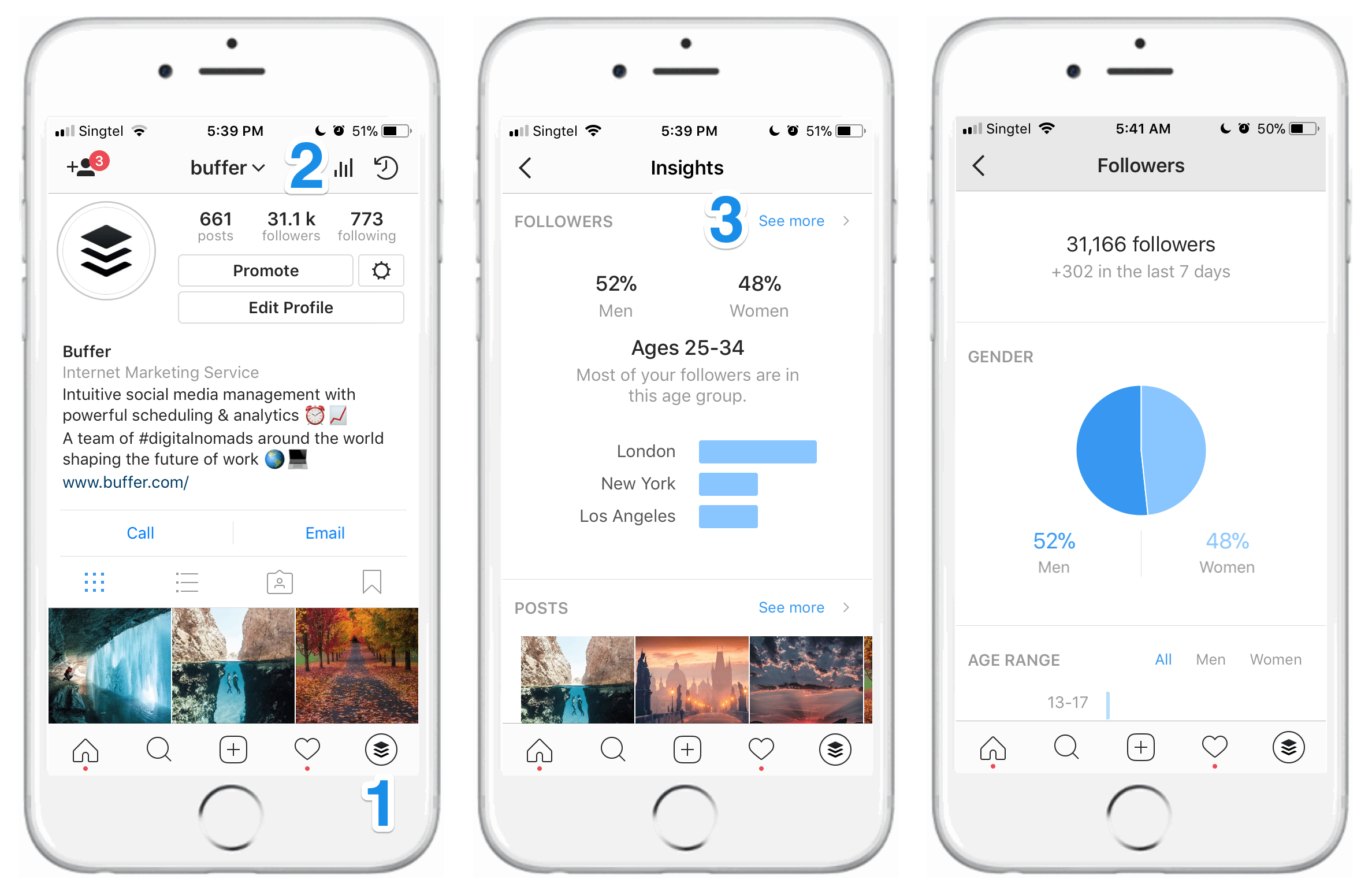 Navigating to Instagram Insights - Followers Navigating to Instagram Insights - Followers