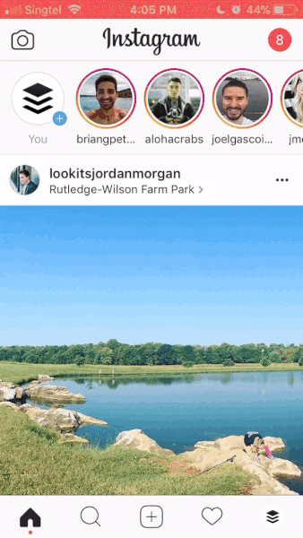 Post an Instagram story