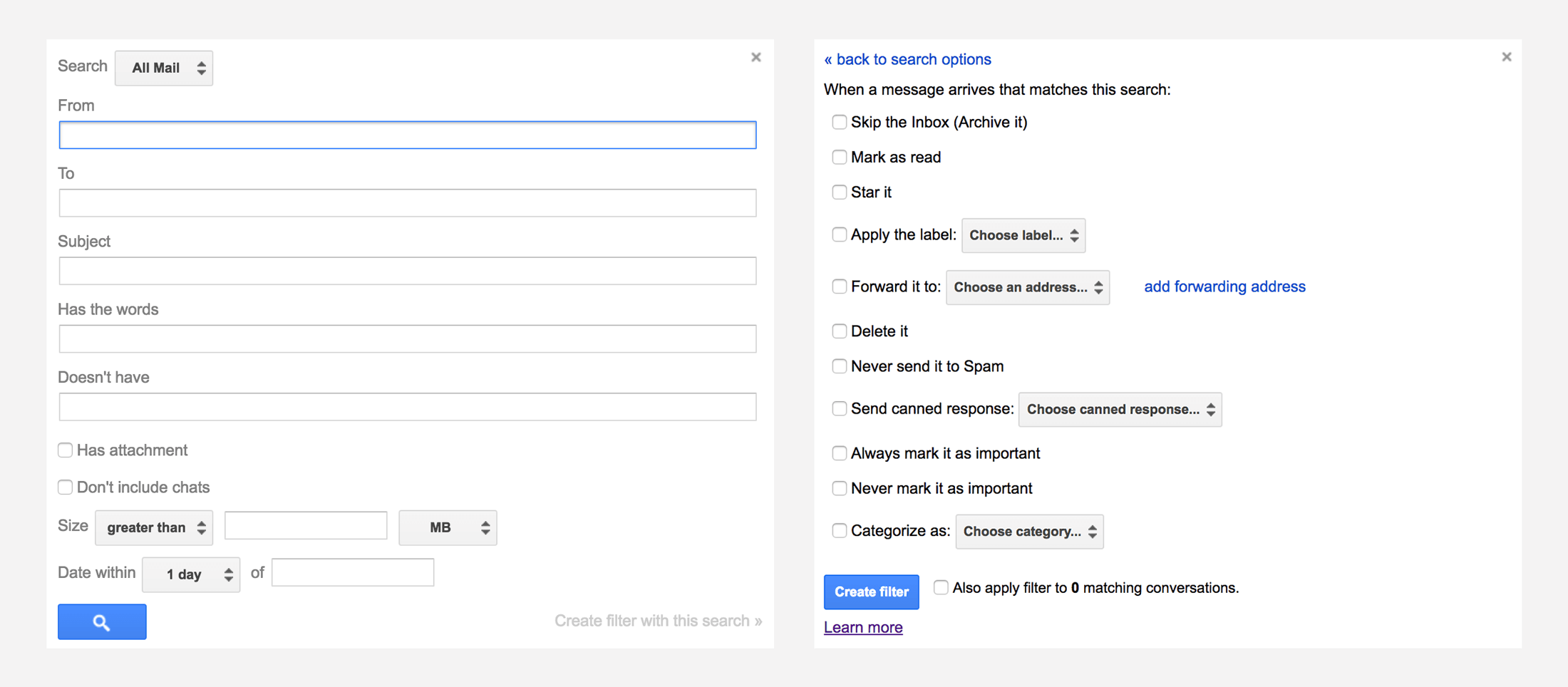 Gmail filters. Automate email with search operators Gmail filters. Automate email with search operators