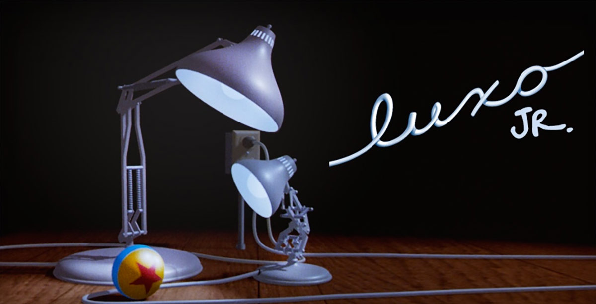 Luxo Jr. poster, Pixar