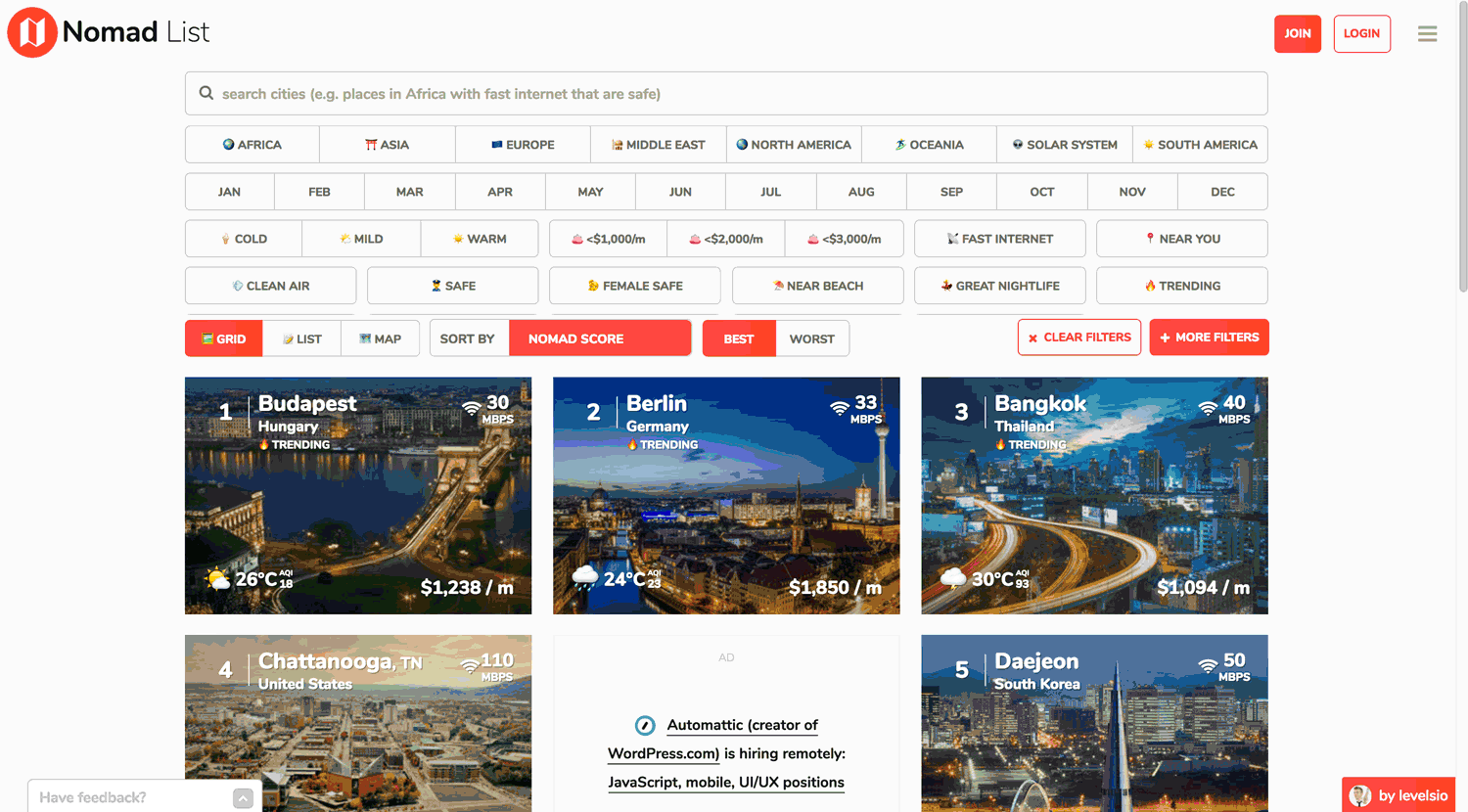 Nomadlist Nomadlist