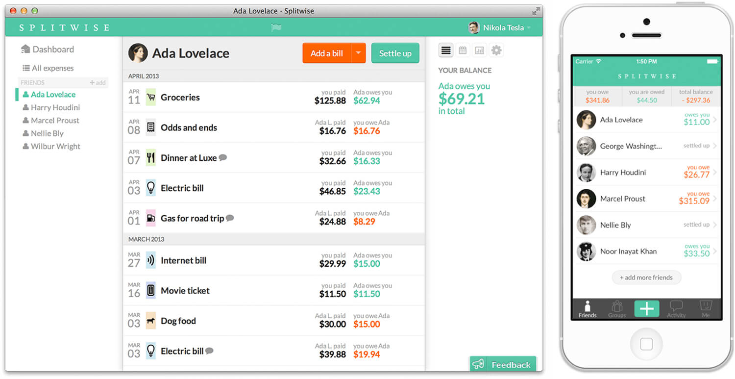Splitwise Splitwise
