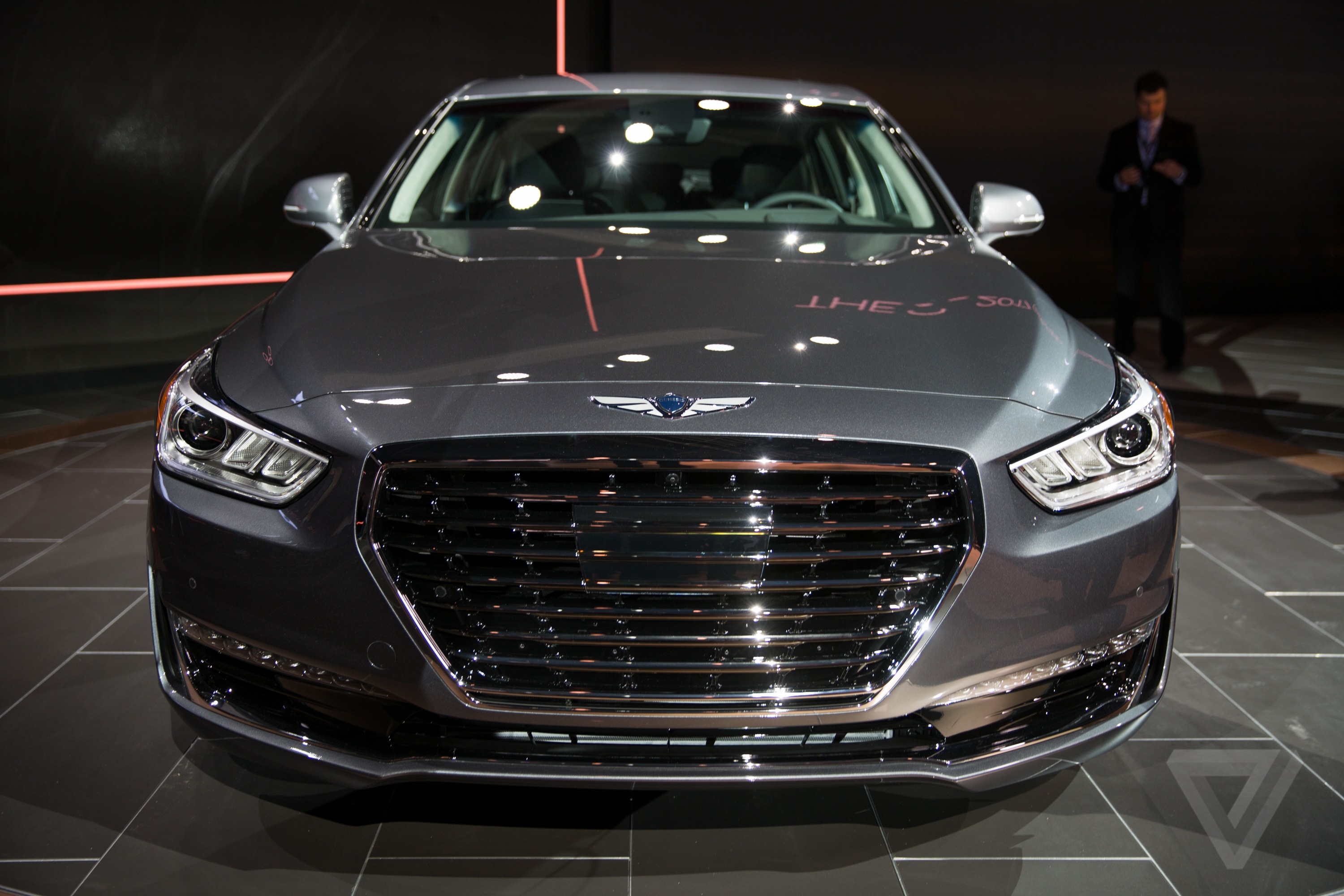 Genesis G90 at the Detroit Auto Show