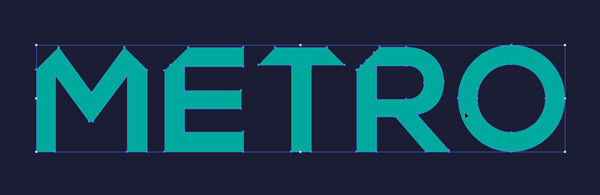 3D Geometric Text Effect
