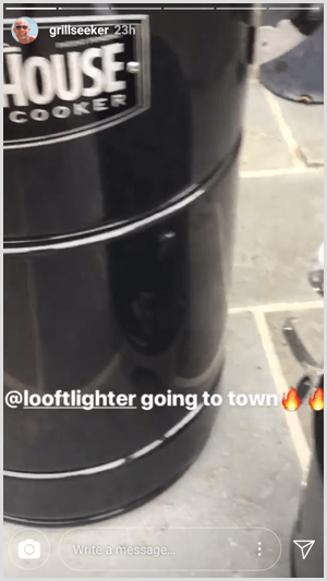 instagram stories link to business account