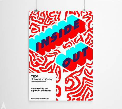 TEDxUniversityofGuilan Visual Identity by Nima Rahimiha & Mohammad Hossein Naghibi