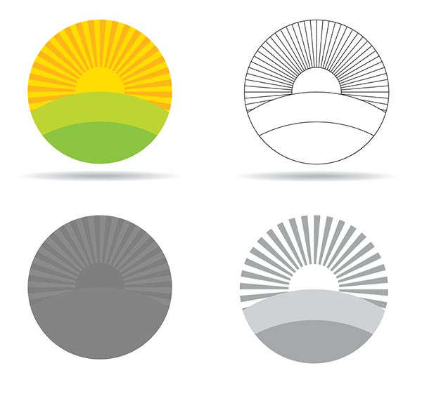 geometric logo vector