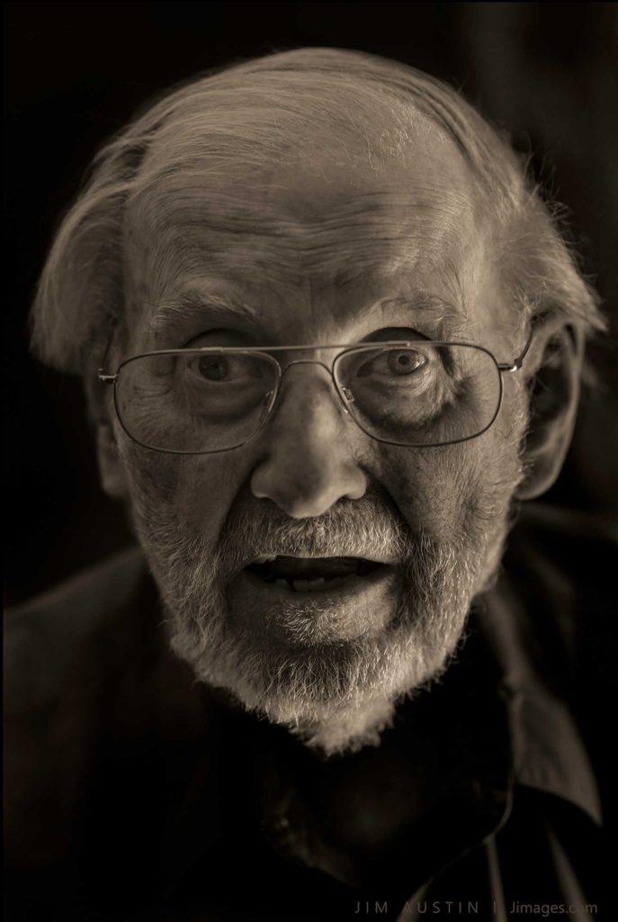 man portrait soft focus sharpness