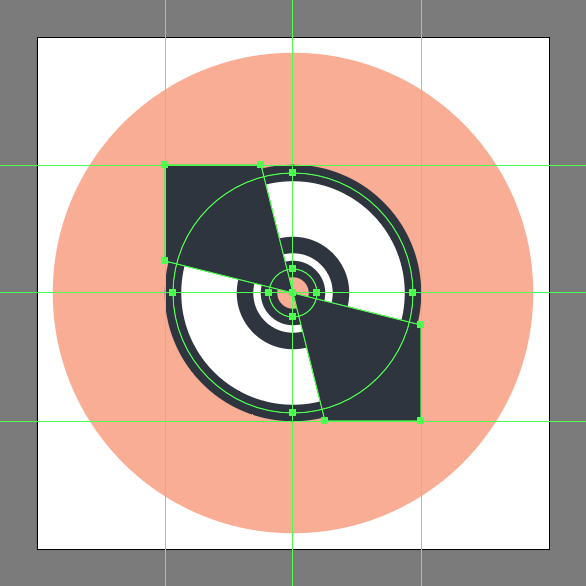How to design a CD icon in Adobe Illustrator
