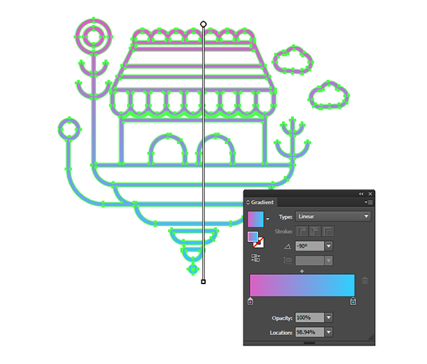 how to illustrate a building