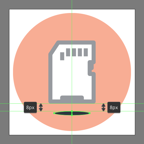 How to create a memory card icon