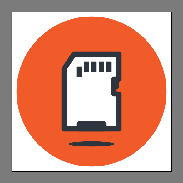 How to create a memory card icon