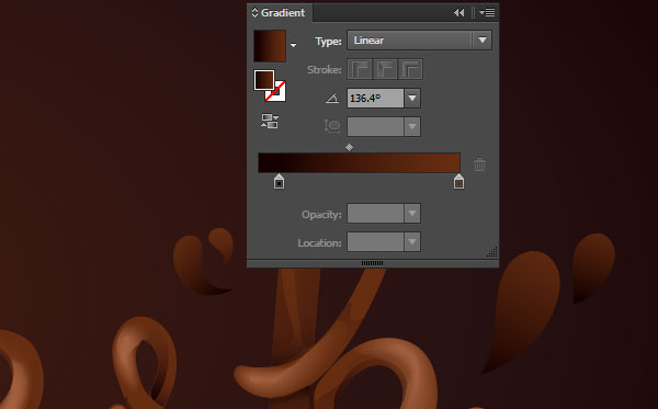 chocolate text vector