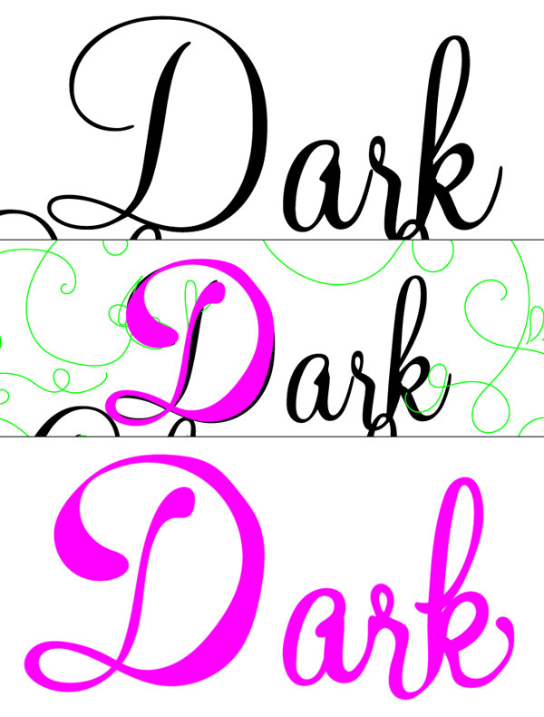 chocolate text vector