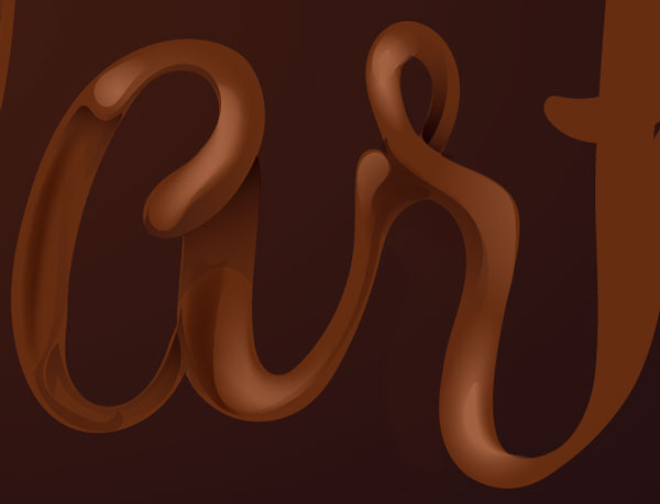chocolate text vector