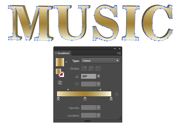 Metallic Text Effect
