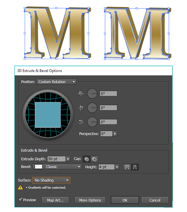 Metallic Text Effect