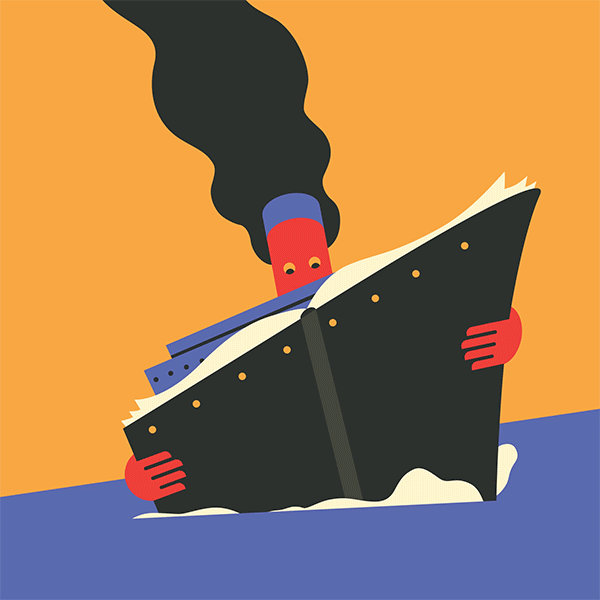 Magoz Summer Reading Animation Illustration