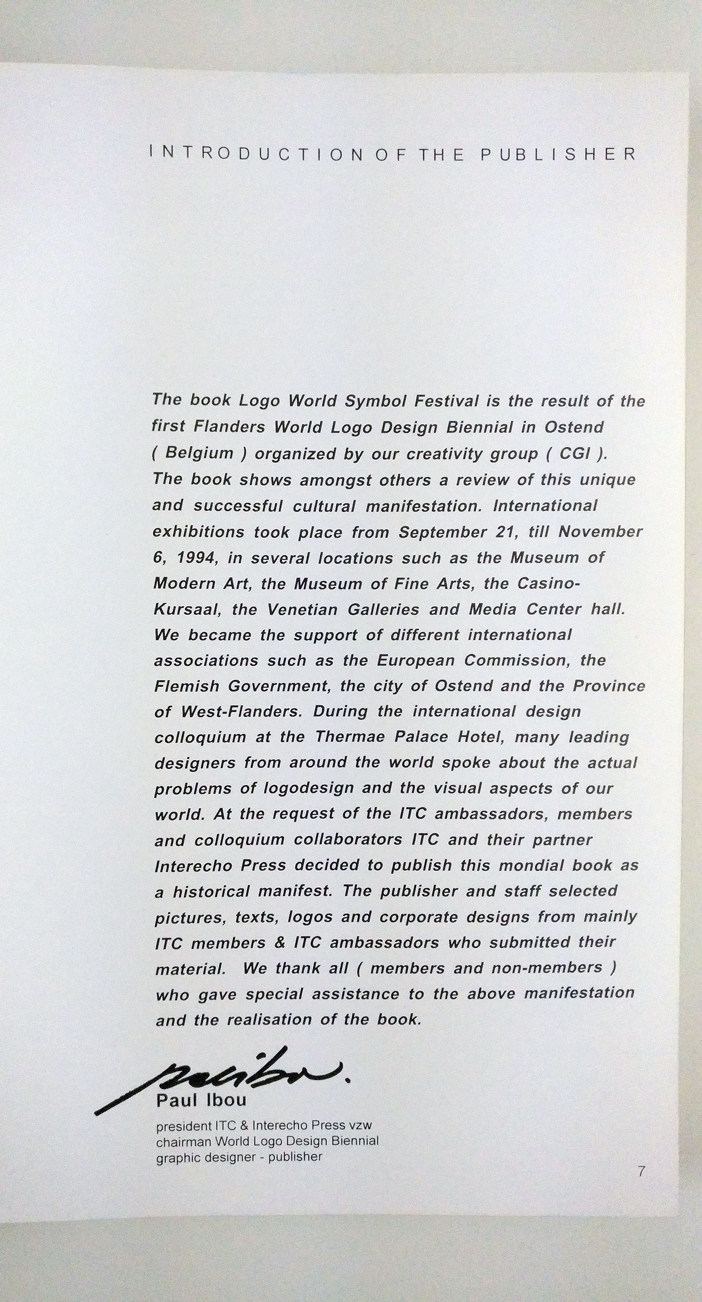 Logo World Symbol Festival