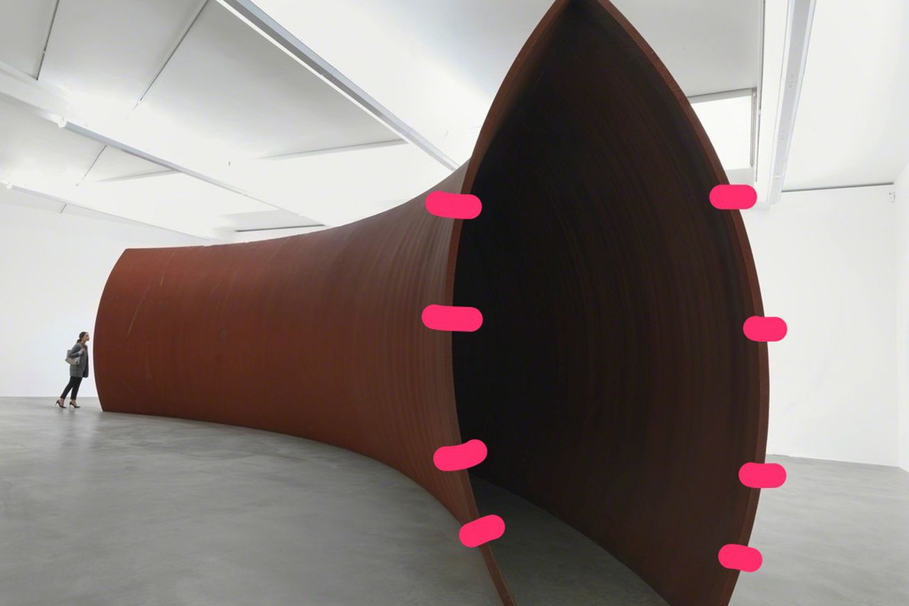 <a class="ql-link" href="https://www.artsy.net/artwork/richard-serra-backdoor-pipeline" target="_blank">Backdoor Pipeline, 2010</a>