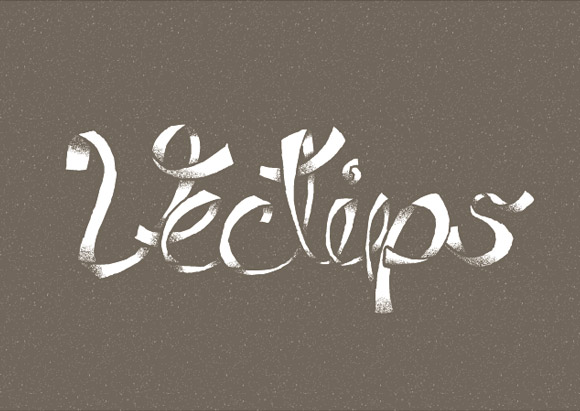 grunge font vector