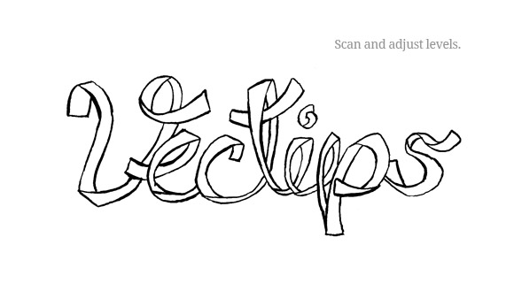 grunge font vector