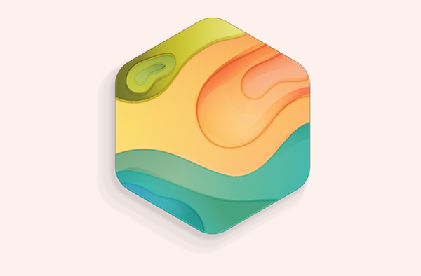 how to draw a topographical map illustration tutorial