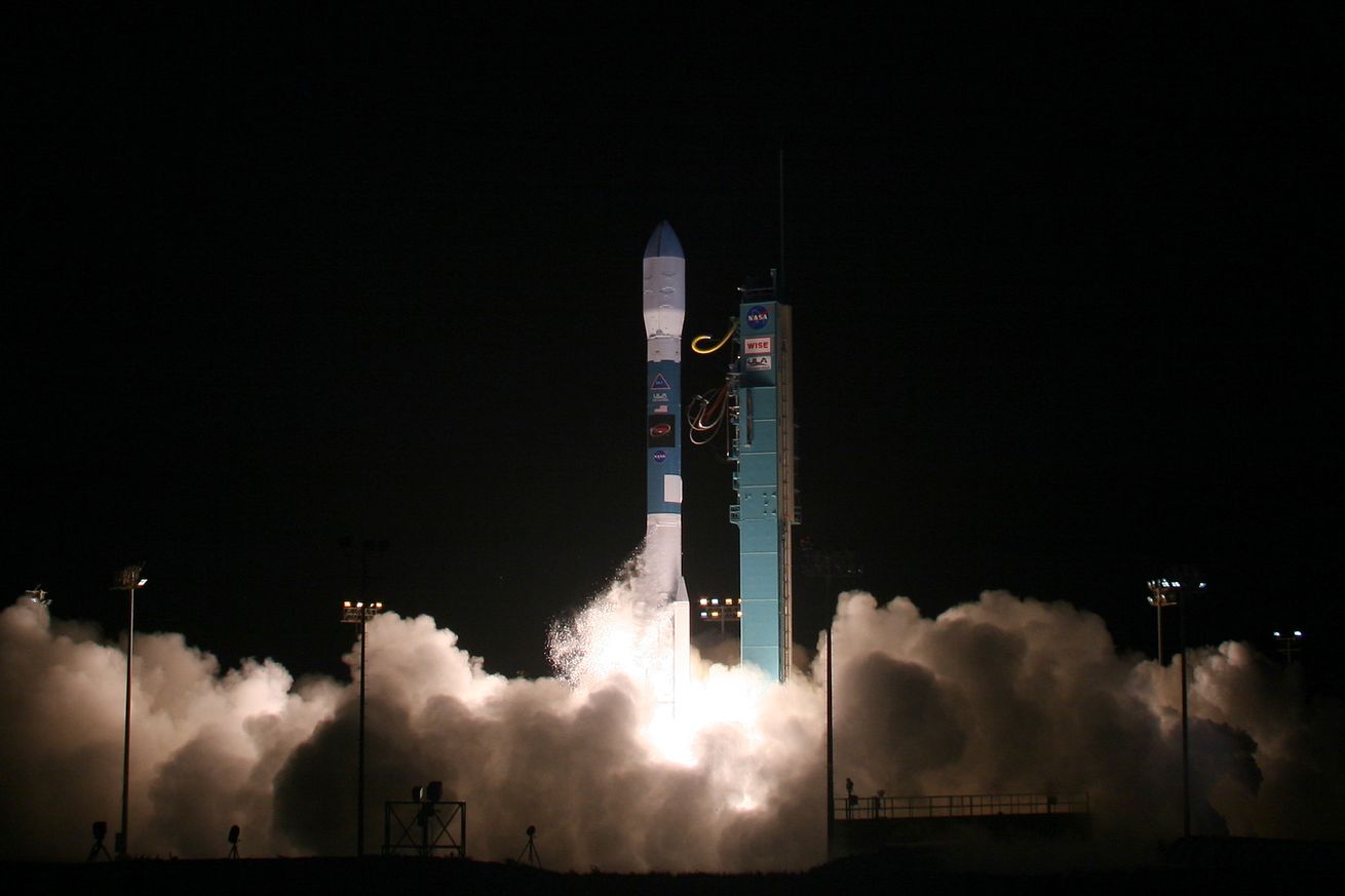 <em>A Delta II launching from Vandenberg Air Force Base.</em>