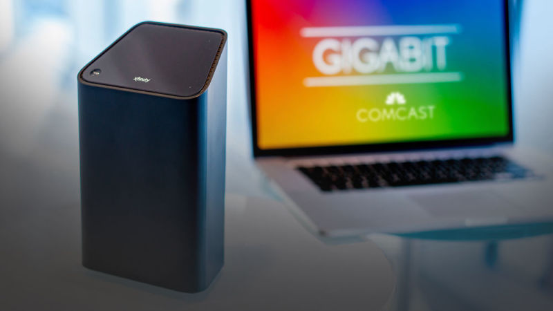A Comcast DOCSIS 3.1 modem.