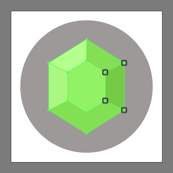 color the Emerald Gemstone Icon
