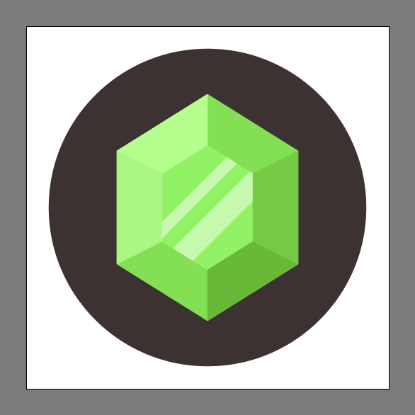 Finished Emerald Gemstone Icon