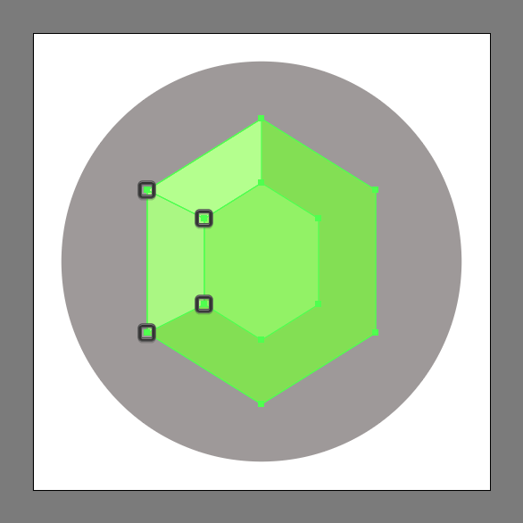 color the Emerald Gemstone Icon