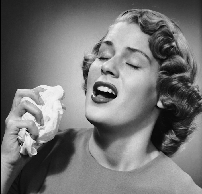 No, not that kind of tissue (though this is "healthy usage of tissue" in a vacuum). 