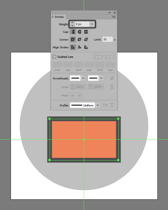 Stroke outline the File Cabinet Icon