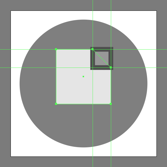 delete the top right anchor point