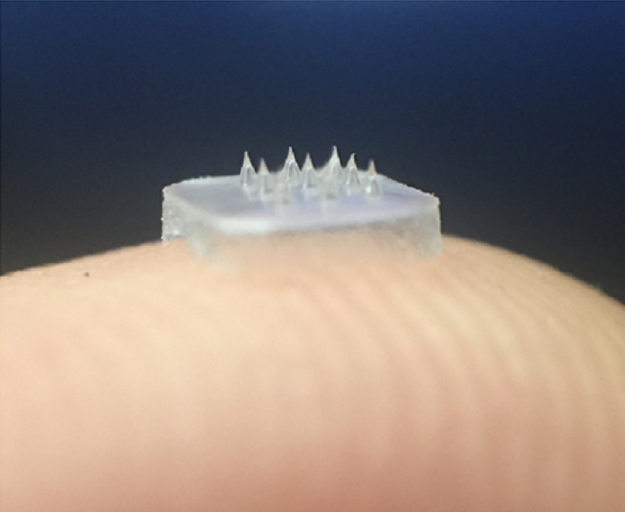 Delivering drugs directly to the eye using microneedles that dissolve