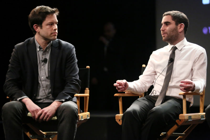 (L-R) Nathaniel Popper and Charlie Shrem attend Tribeca Talks: After The Movie: <em>The Rise and Rise of Bitcoin</em> during the 2014 Tribeca Film Festival at the SVA Theater on April 23, 2014, in New York City.