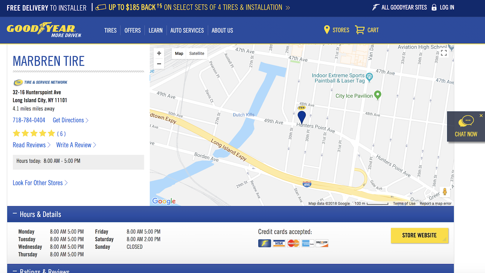 Goodyear Location Page