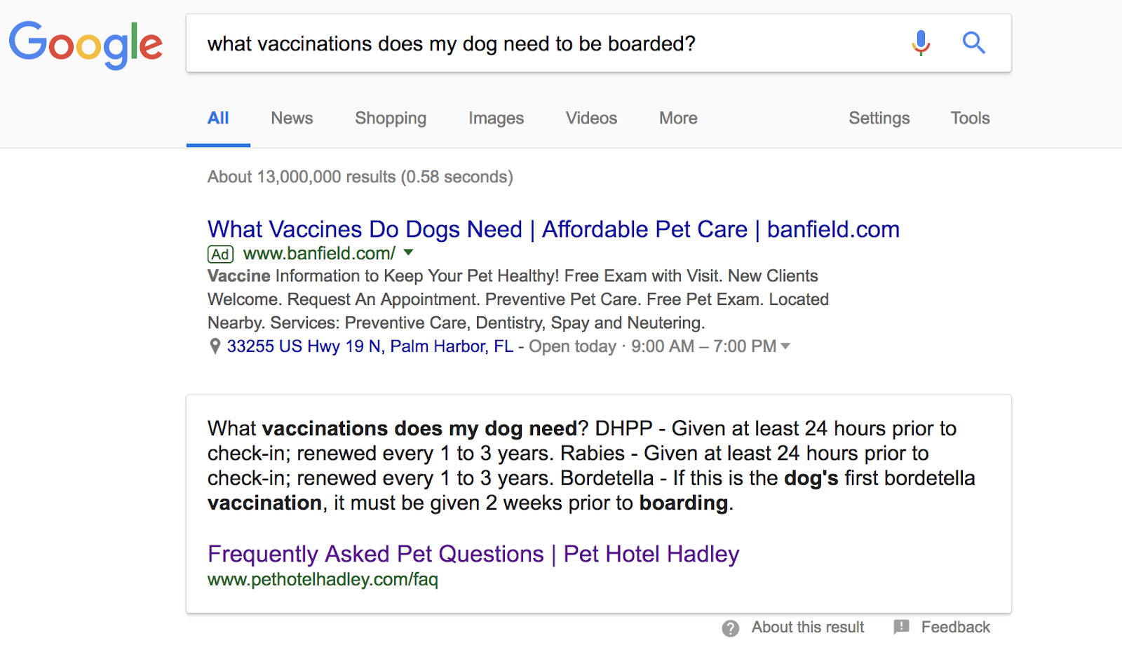 Pet Hotel Hadley FAQ Pages
