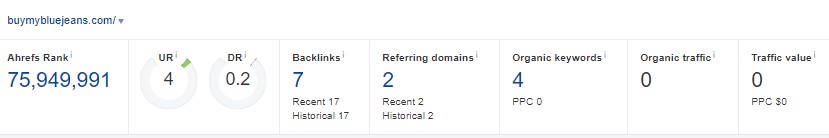 Buybluejeans.com EMD example