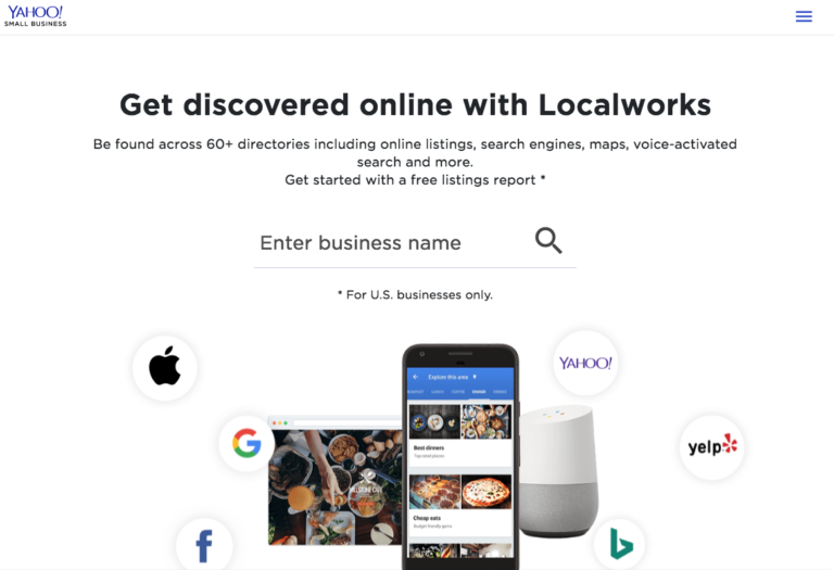 yahoo small business