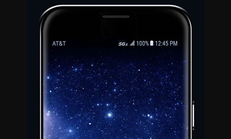 A smartphone with AT&T's 