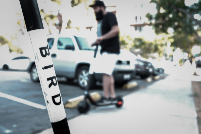 BIRD Scooters are now available throughout Southern California and have become increasingly popular in San Diego.