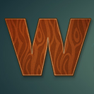 Wood Cut Text Treatment