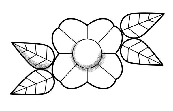 stipple Illustrator brush