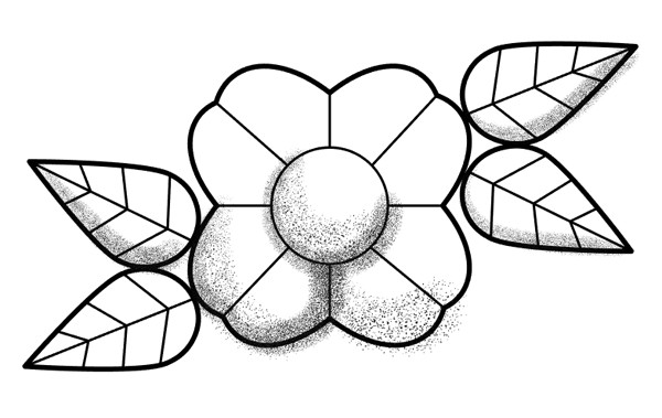 stipple Illustrator brush