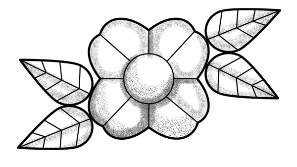 stipple Illustrator brush