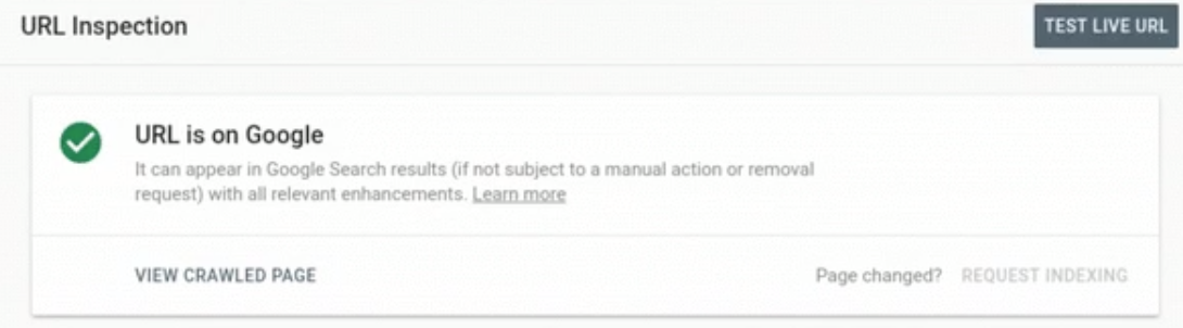 Google Search Console Makes ‘Inspect URL’ Tool More Useful