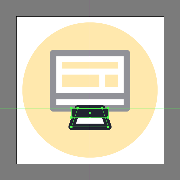 add hard shadow to imac icon