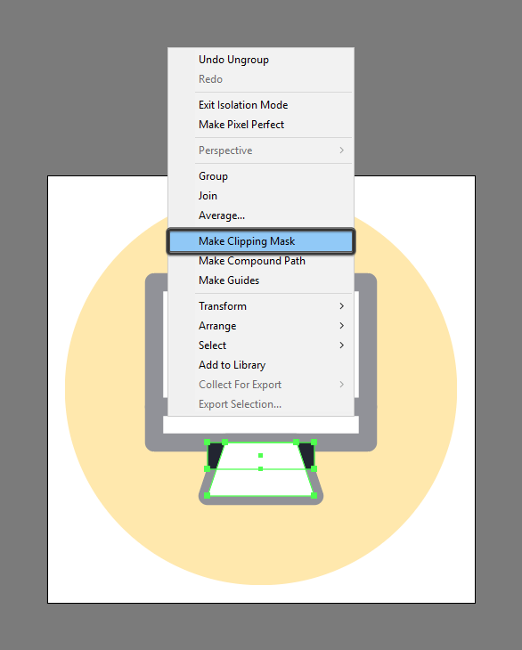 create clipping mask